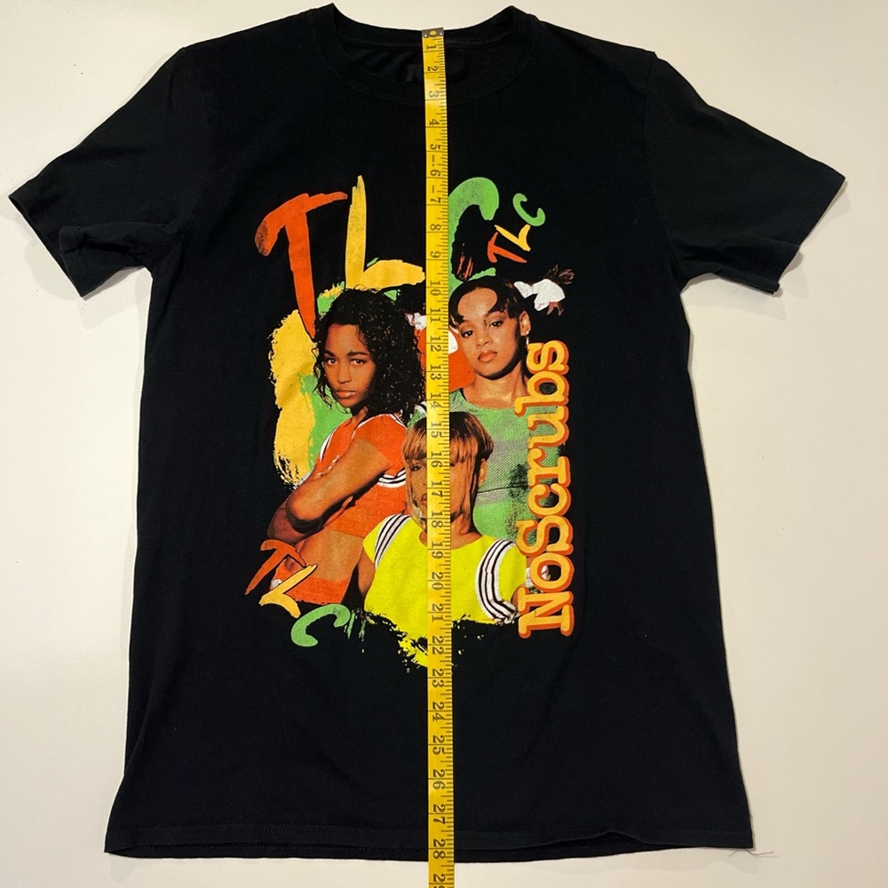 Y2K TLC “No Scrubs” T-Shirt 100% Cotton Size Medium Unisex - Picture 5 of 6